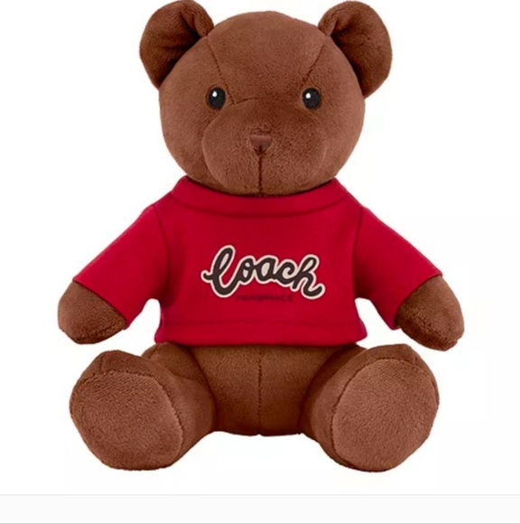 - Coach Limited Edition Logo Teddy Bear Plush - Picture 2 of 5